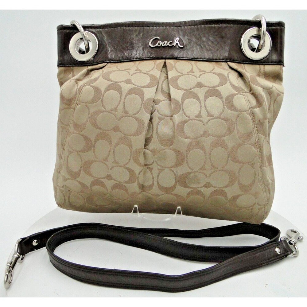 Coach D1261-F17599 Monogram Signature Textile Crossbody/Shoulder Bag - Picture 8 of 10